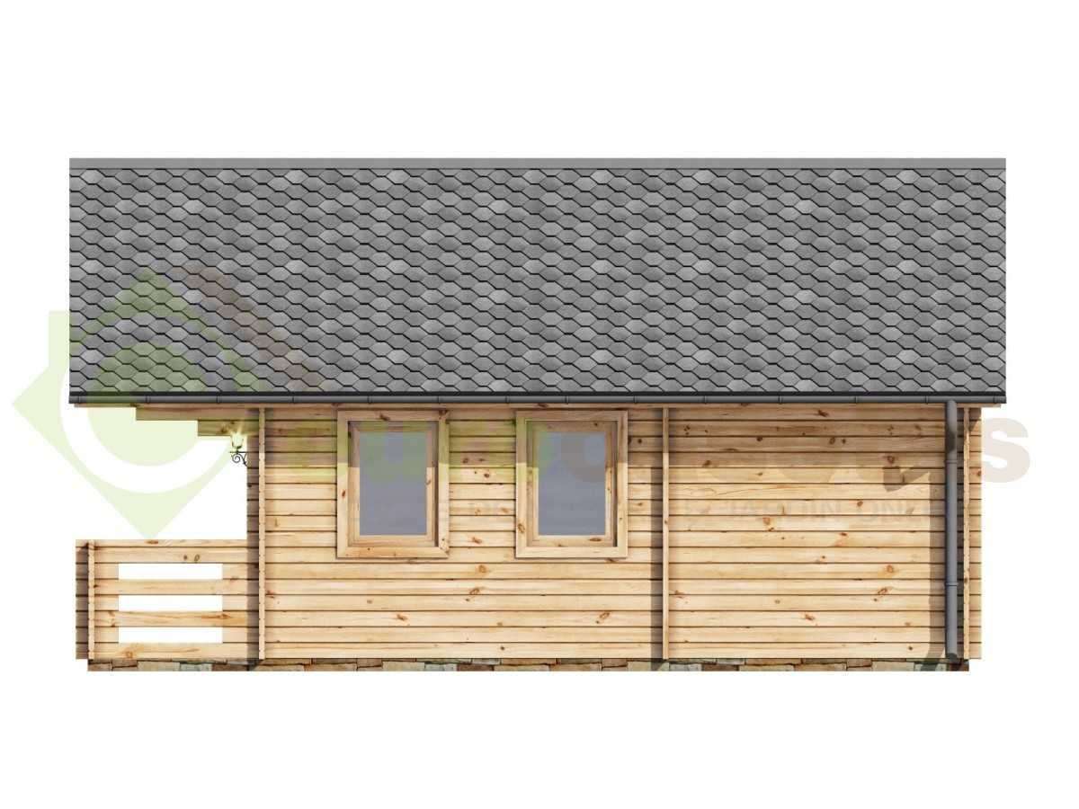 Casa de madera (altillo) NOIA 34 m², 44mm