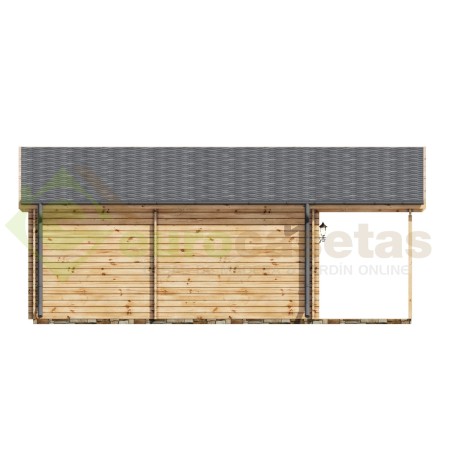 Casa de madera VALENCIA 40 m2- 44 mm