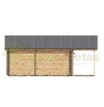 Casa de madera VALENCIA 40 m2- 44 mm