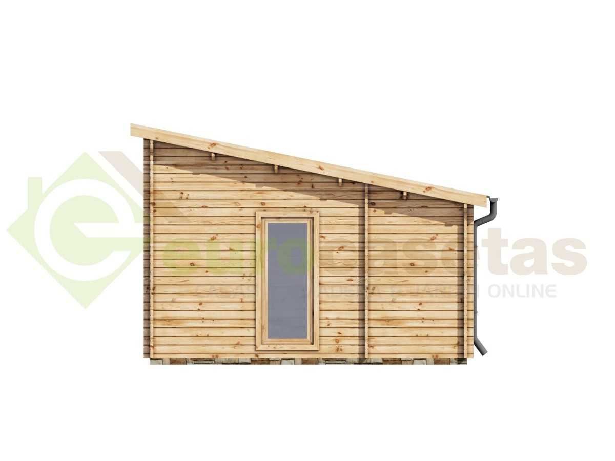 Casa de madera VALENCIA 40 m2- 44 mm