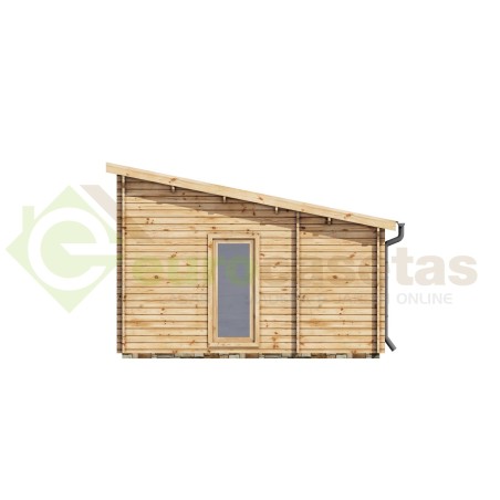 Casa de madera VALENCIA 40 m2- 44 mm