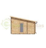 Casa de madera VALENCIA 40 m2- 44 mm