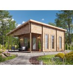 Casa de madera VALENCIA 40 m2- 44 mm