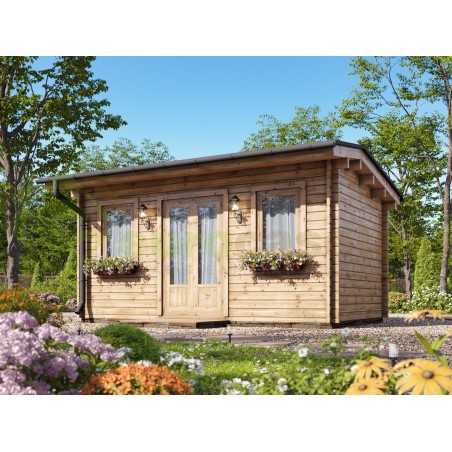 Caseta de jardín  NIKA  5X4 , 20 m2 , 44 mm
