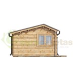 Caseta de jardín   NIKA  4X4 , 16 m2 , 44 mm