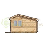 Caseta de jardín   NIKA  4X4 , 16 m2 , 44 mm