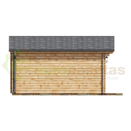 Caseta de jardín DENIA 6x6 , 36 m2