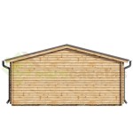 Caseta de jardín GANDIA 5X3 , 15 m2 , 44 mm