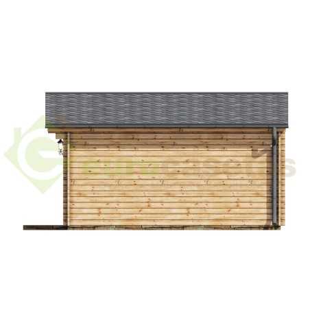 Caseta de jardín  GANDIA 5X6 , 30 m2 , 44 mm