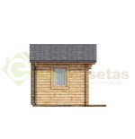 Caseta de jardín   GANDIA  6X4 , 24 m2 , 44 mm