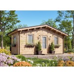 Caseta de jardín   GANDIA  6X4 , 24 m2 , 44 mm