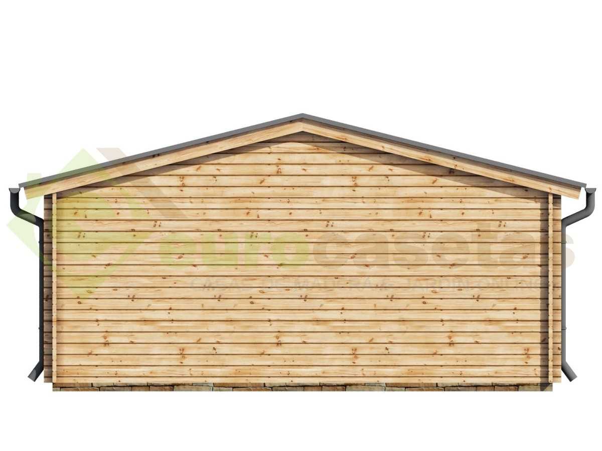 Caseta de jardín GANDIA 6X4 , 24 m2 , 44 mm