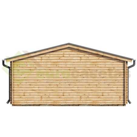 Caseta de jardín   GANDIA  6X4 , 24 m2 , 44 mm