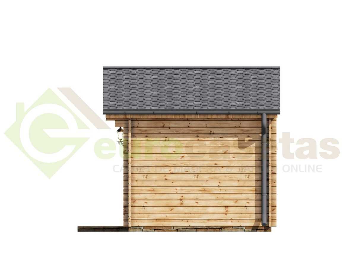 Caseta de jardín GANDIA 6X4 , 24 m2 , 44 mm