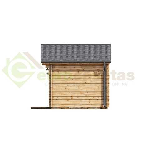 Caseta de jardín   GANDIA  6X4 , 24 m2 , 44 mm