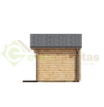 Caseta de jardín   GANDIA  6X4 , 24 m2 , 44 mm