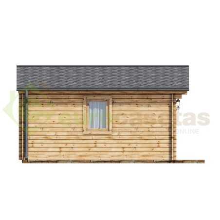 Caseta de jardín  GANDIA 6X5 , 30 m2 , 44 mm