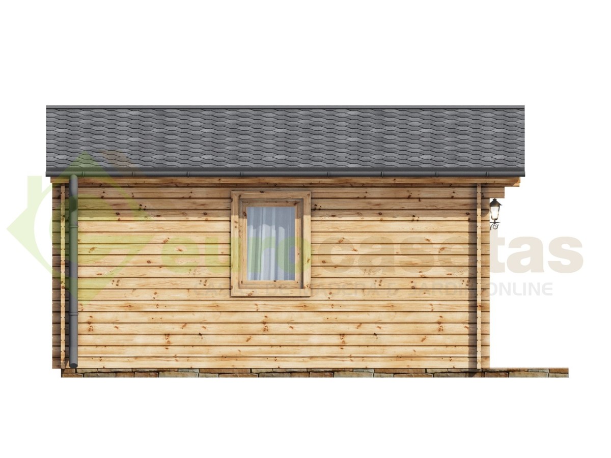 Caseta de jardín  GANDIA 6X6 , 36 m2 , 44 mm