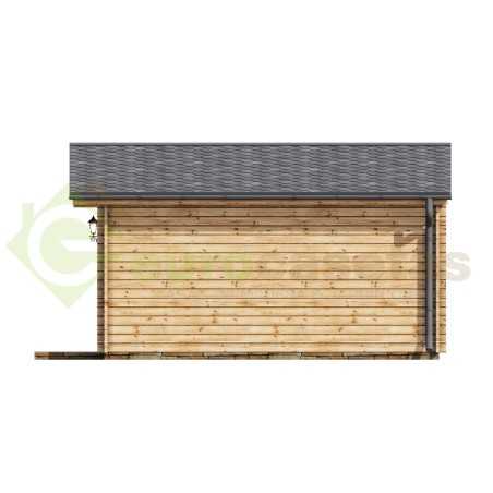 Caseta de jardín  LIDA 4x4 , 16 m2  44 mm