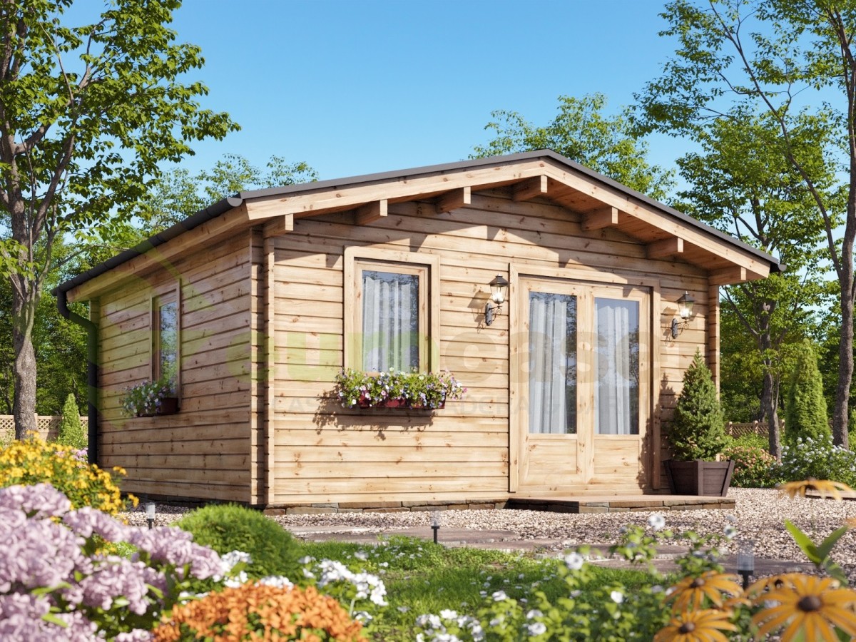 Caseta de jardin LIDA 4x5 , 20 m2,  44 mm