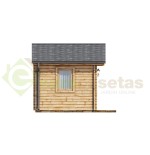 Caseta de jardín  LIDA 5x3 , 15 m2,  44 mm