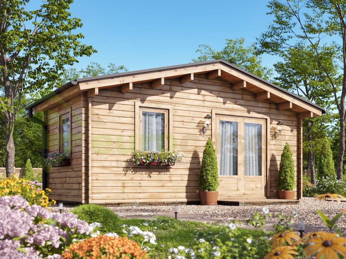 Caseta de jardín  LIDA 5x3 , 15 m2,  44 mm