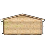 Caseta de jardín  LIDA 5x3 , 15 m2,  44 mm