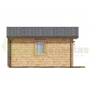 Caseta de jardín de madera LILLE (34 mm), 5x5 m, 25 m²