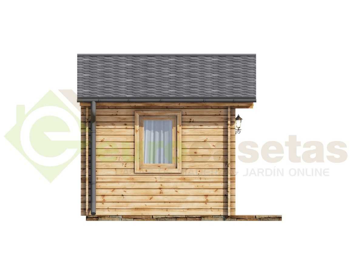 Caseta de jardín LIDA 6x3, 18 m2 , 44 mm