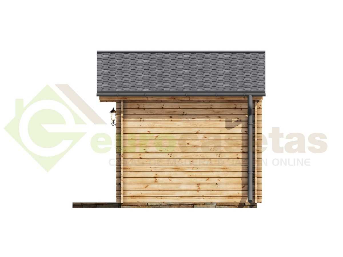 Caseta de jardín LIDA 6x3, 18 m2 , 44 mm