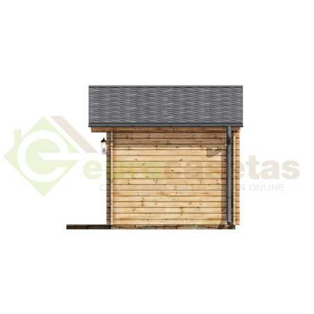 Caseta de jardín LIDA 6x3, 18 m2 ,  44 mm