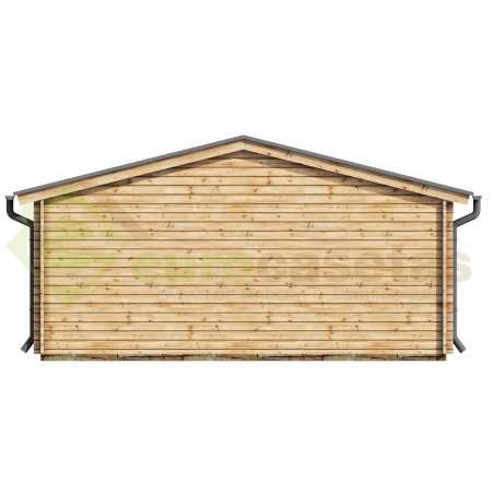 Caseta de jardín  LIDA 6x4 , 24 m2,   44 mm