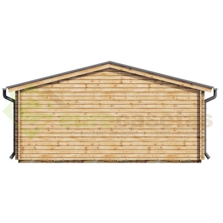 Caseta de jardín  LIDA 6x4 , 24 m2,   44 mm