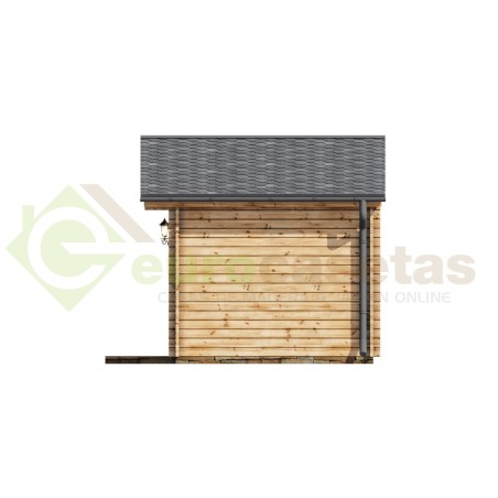 Caseta de jardín  LIDA 6x4 , 24 m2,   44 mm