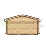 Caseta de jardín LIDA 6x5, 30 m2 ,   44 mm