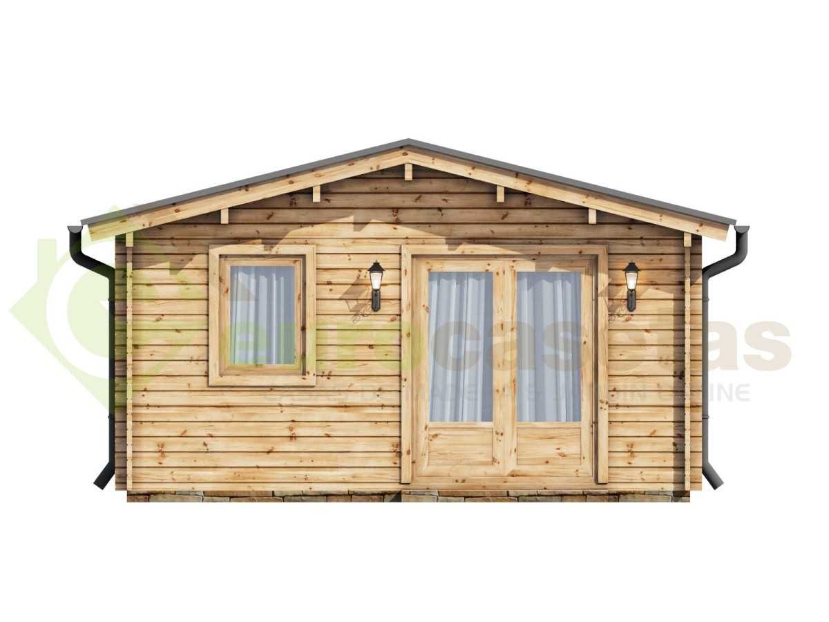 Caseta de jardín  LIDA 6x6 , 36 m2 , 44 mm