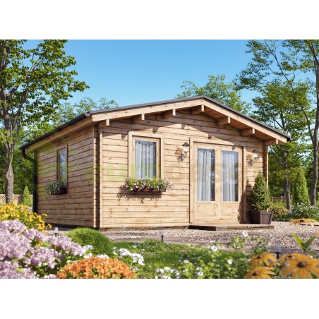 Caseta de jardín  LIDA 6x6 , 36 m2 , 44 mm