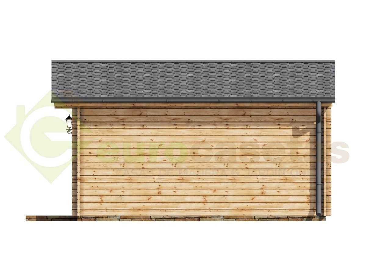 Caseta de jardín  LIDA 6x6 , 36 m2 , 44 mm