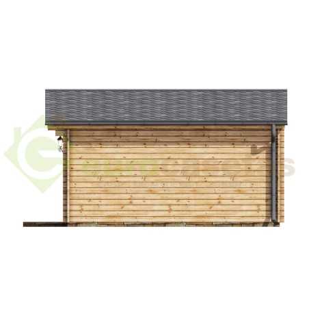 Caseta de jardín MONICA 4x5 , 20 m2 , 44 mm