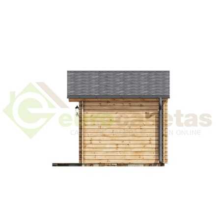 Caseta de jardín  MONICA 6x4 , 24 m2 , 44 mm