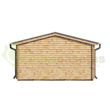 Caseta de jardín MONICA 6x5 , 30 m2 , 44 mm