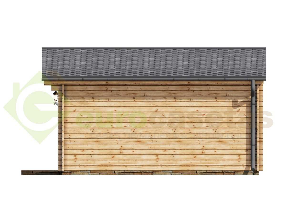 Caseta de jardín MONICA 6x6 , 36 m2 , 44 mm