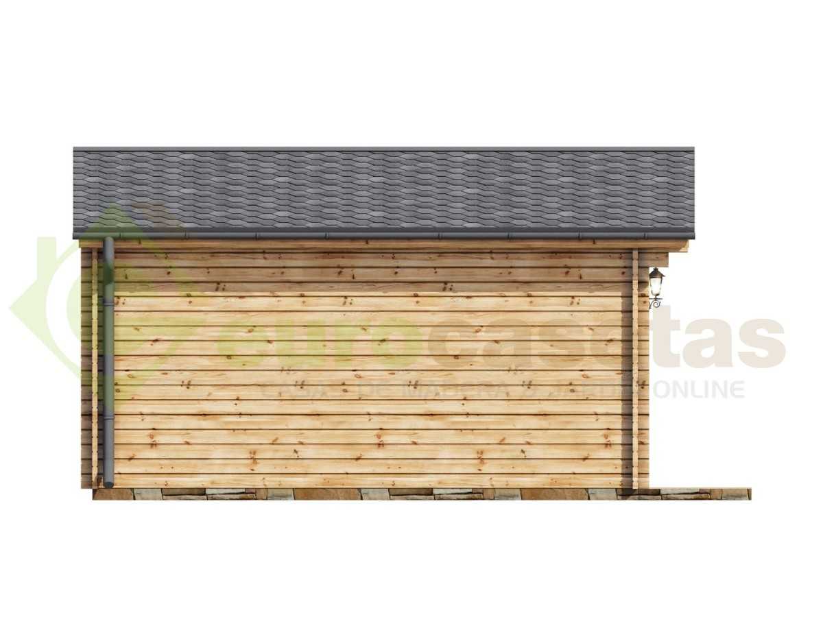Caseta de jardín "ALTEA 4X4" , 16 m2 , 44 mm