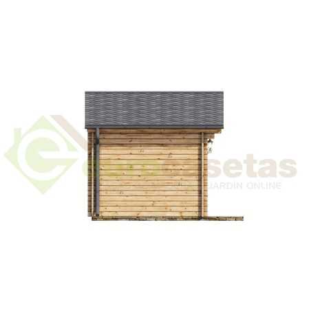 Caseta de jardín ALTEA 5X3 , 15 m2 , 44 mm
