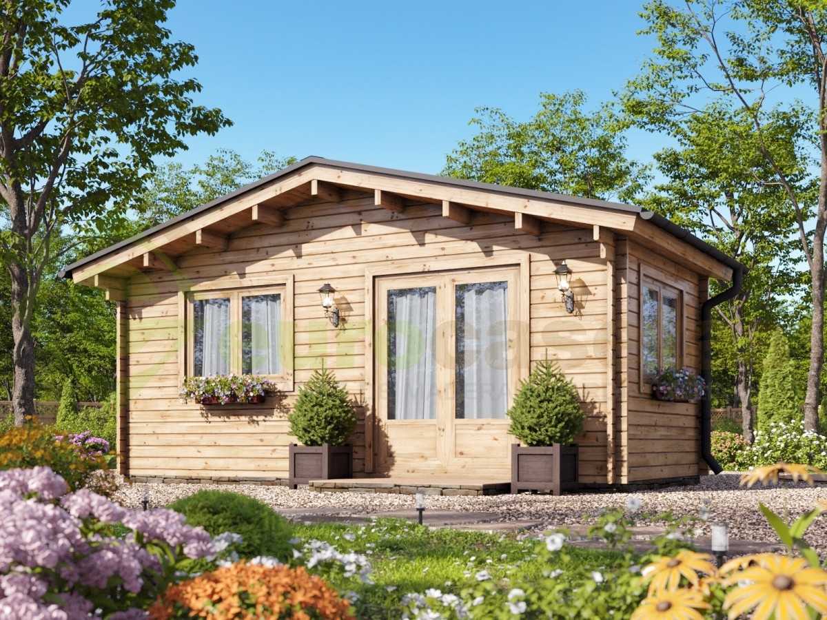 Caseta de jardín ALTEA 5X3 , 15 m2 , 44 mm