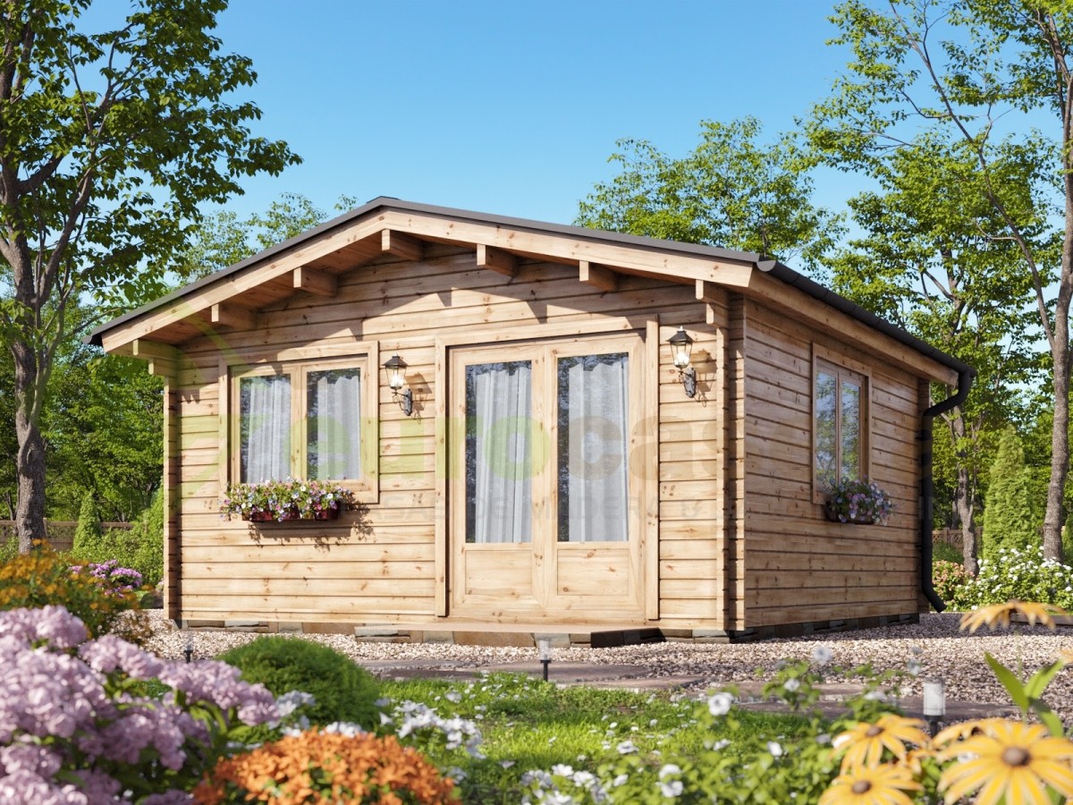 Caseta de jardín  ALTEA 5X6 , 30 m2 , 44 mm