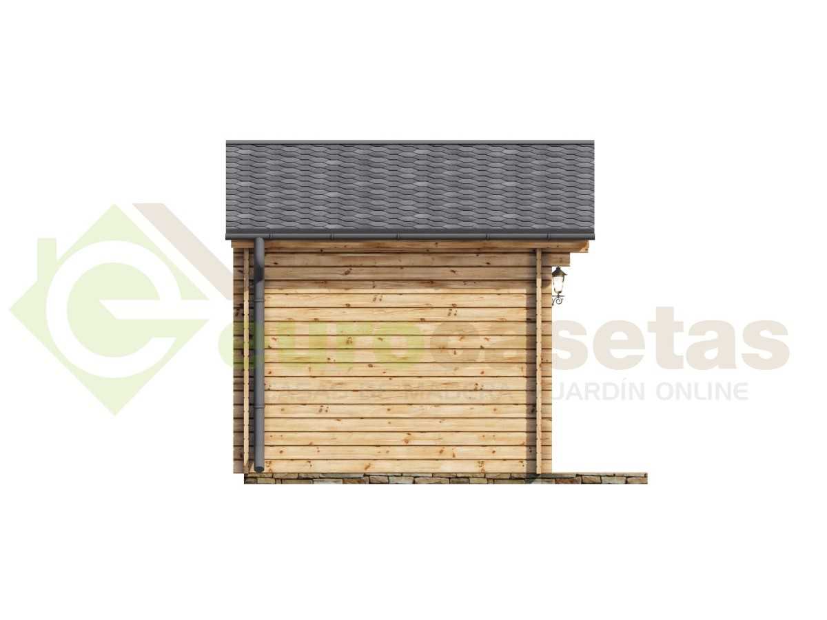 Caseta de jardín ALTEA 6X4 , 24 m2 , 44 mm