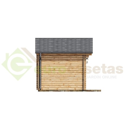 Caseta de jardín   ALTEA 6X4 , 24 m2 , 44 mm