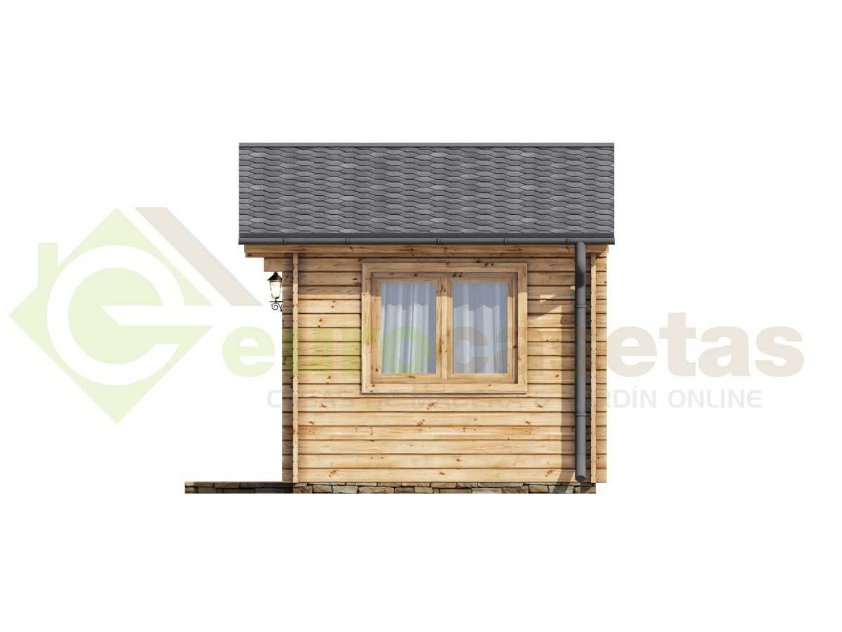 Caseta de jardín ALTEA 6X4 , 24 m2 , 44 mm