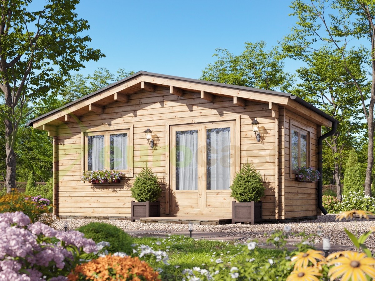 Caseta de jardín   ALTEA 6X4 , 24 m2 , 44 mm